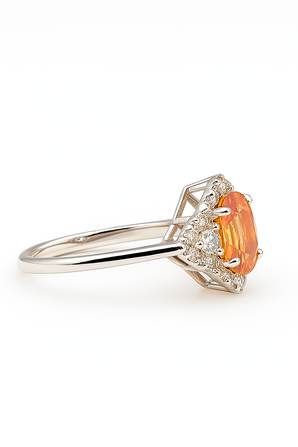 Padparacha Sapphire Ring