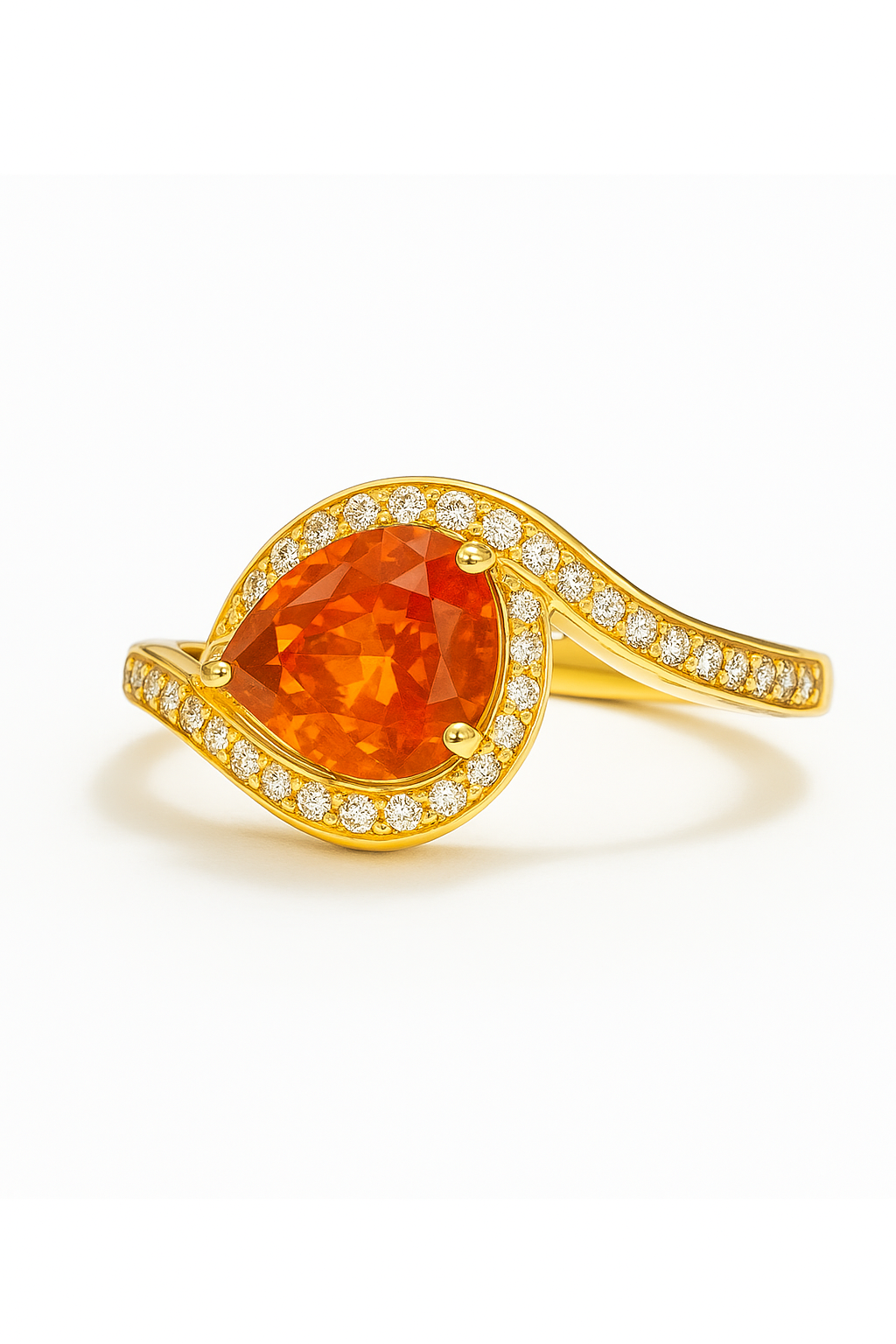 Padparacha Sapphire Ring