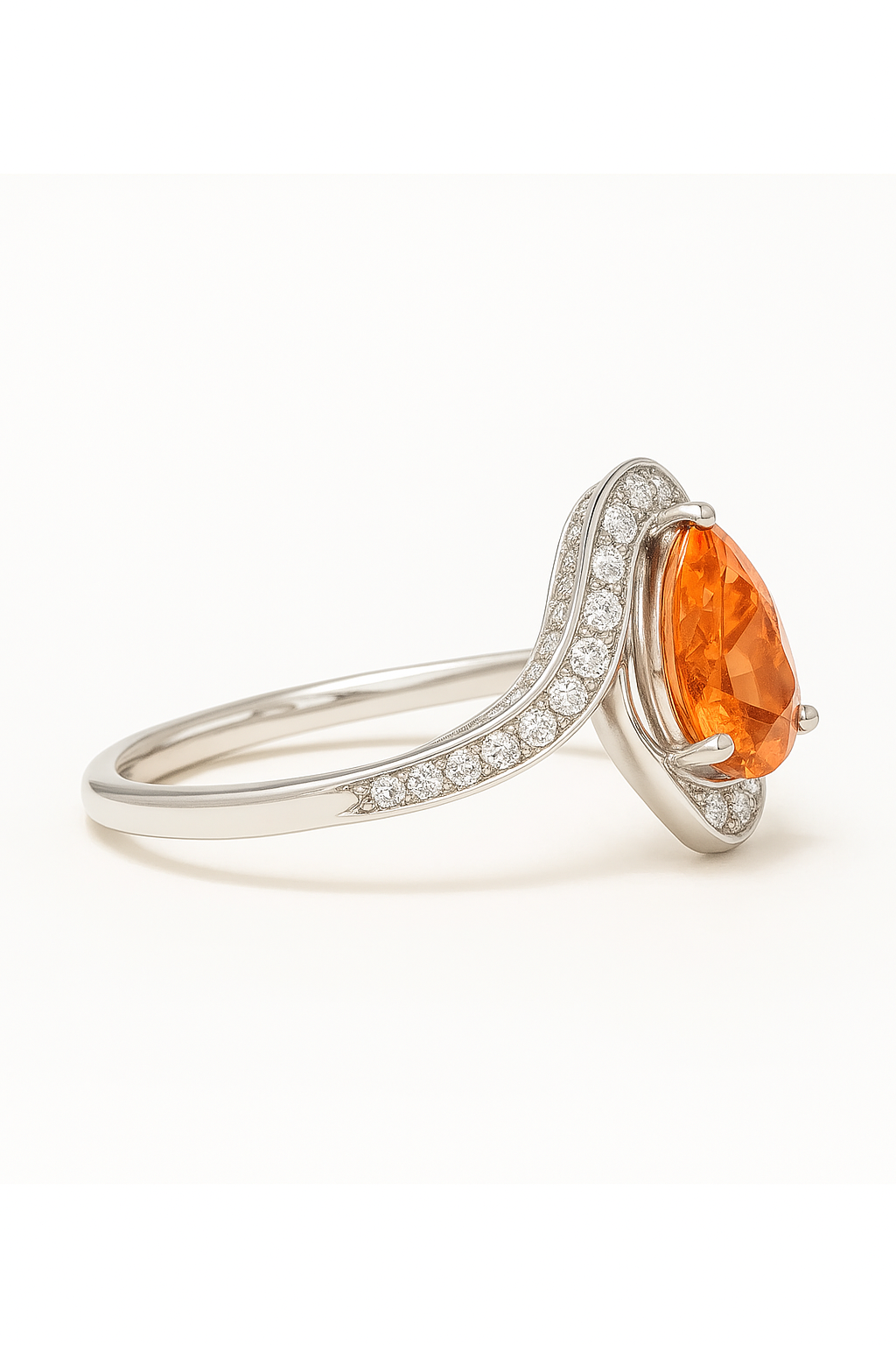 Padparacha Sapphire Ring