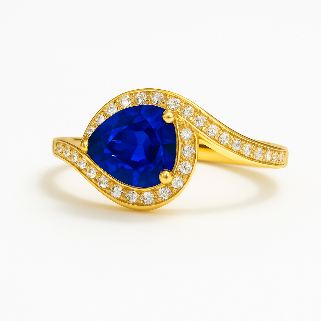 Royal Blue Sapphire Eye