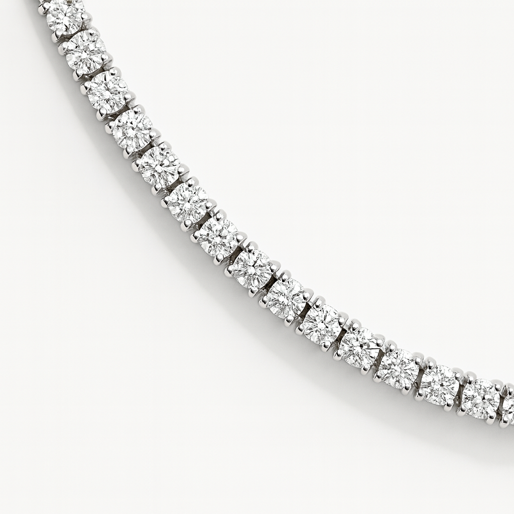 10ct Diamond Tennis Necklace