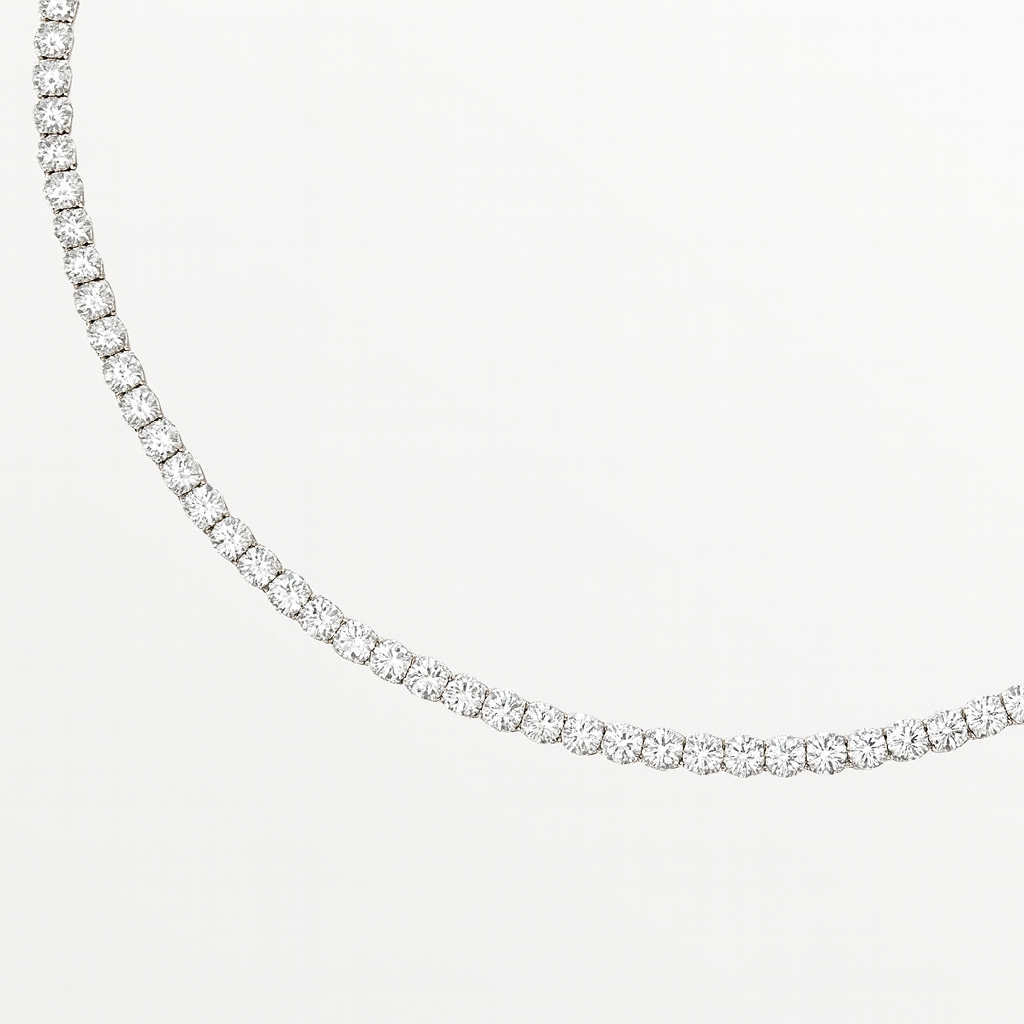 15ct Diamond Tennis Necklace