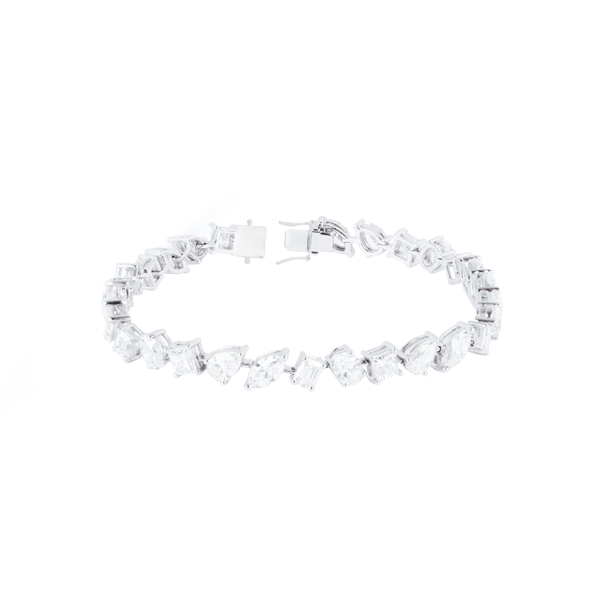 Mixed Cut Tennis Bracelet