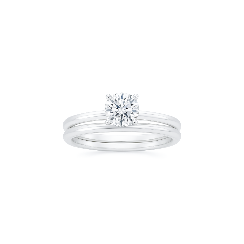 Elegant Brilliant Solitaire Bridal Set