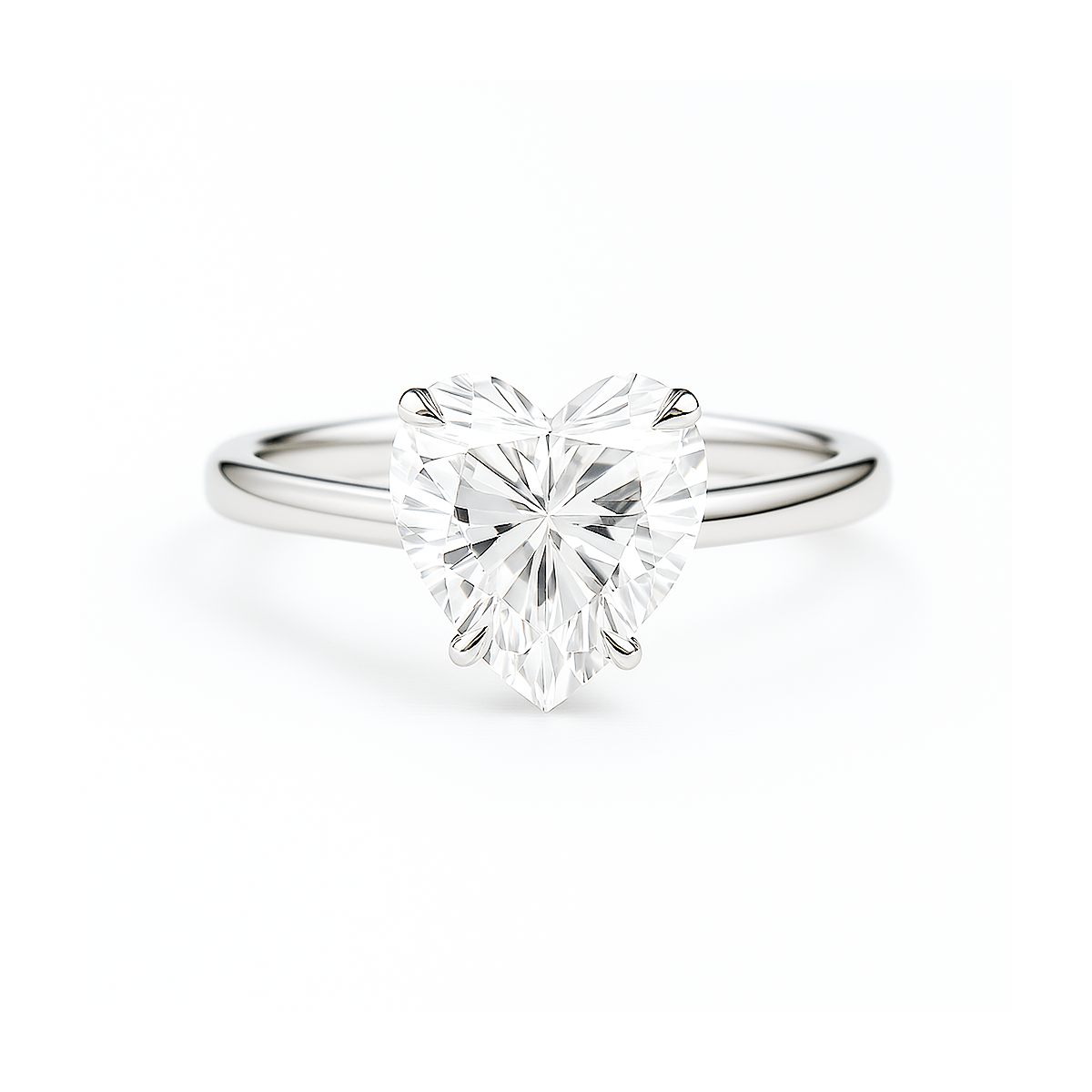 Heart Cut Diamond Engagement Ring