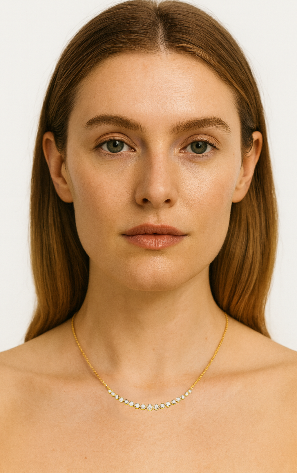 Diamond Wishbone Necklace