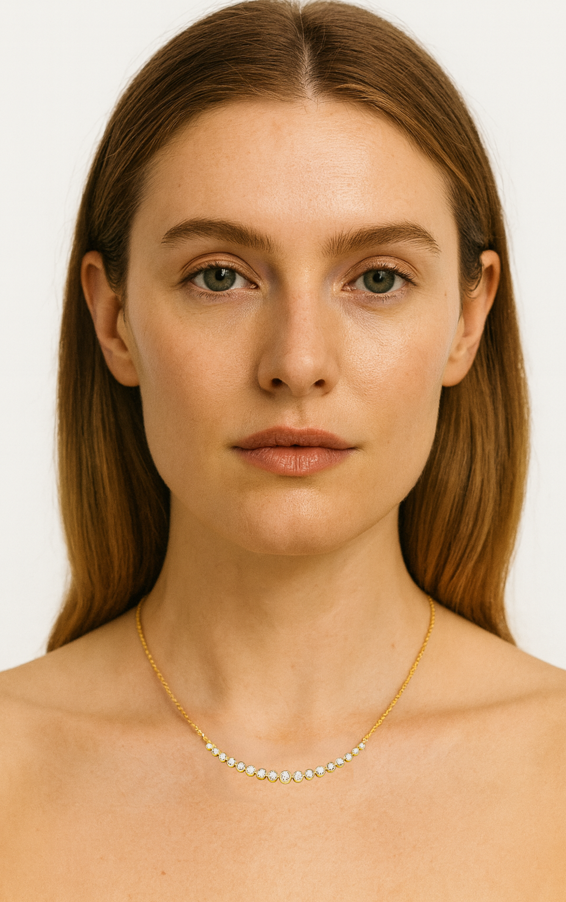 Diamond Wishbone Necklace