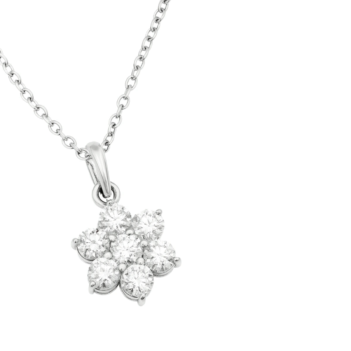Floral Diamond Pendant