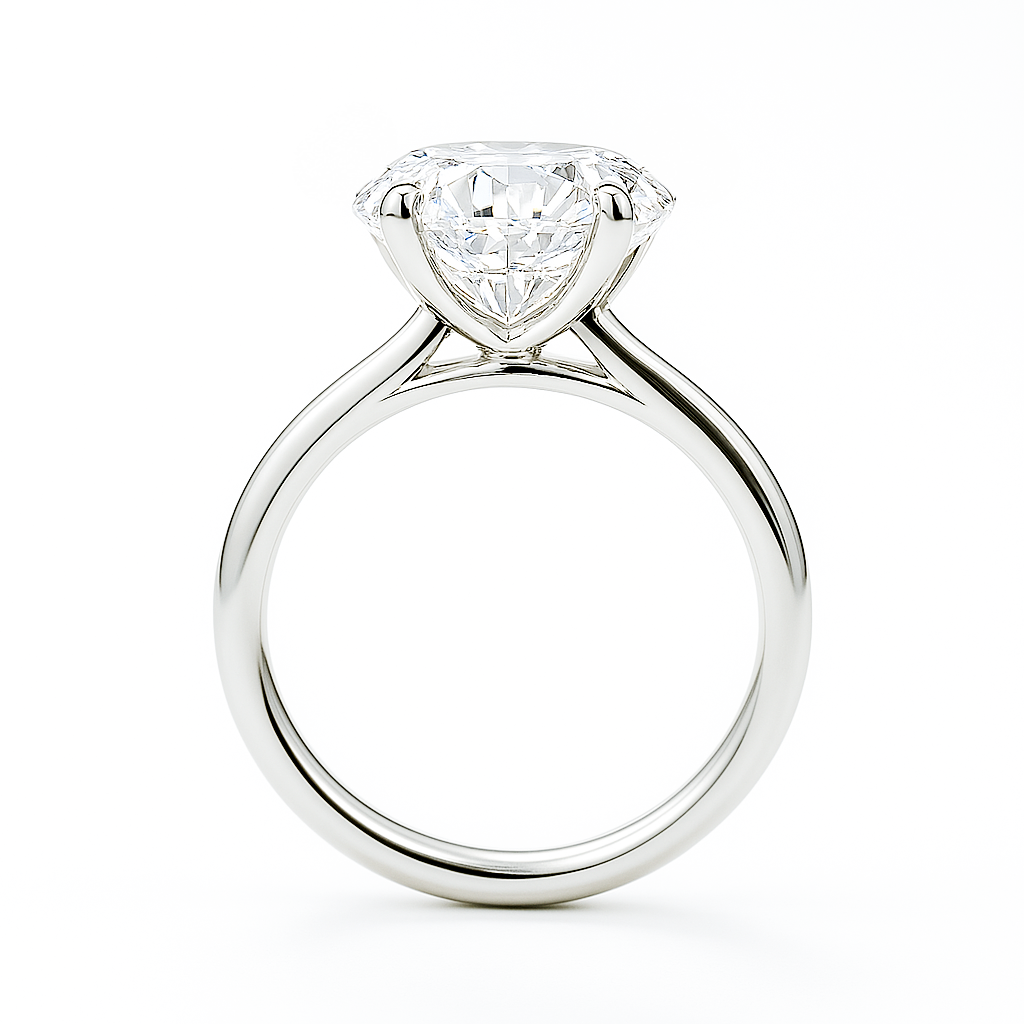 Classic Brilliant Cut Diamond Engagement Ring