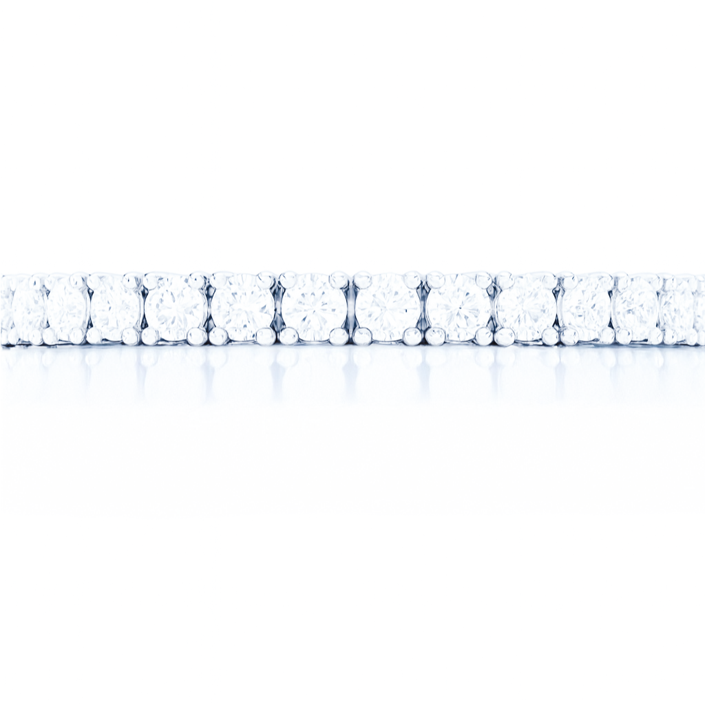 Brilliant Cut Tennis Bracelet Single