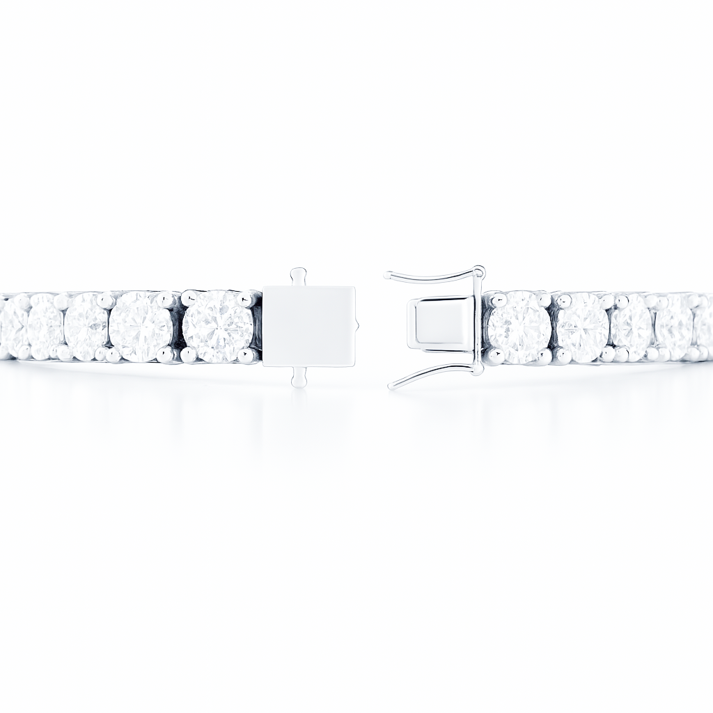 Brilliant Cut Tennis Bracelet Single