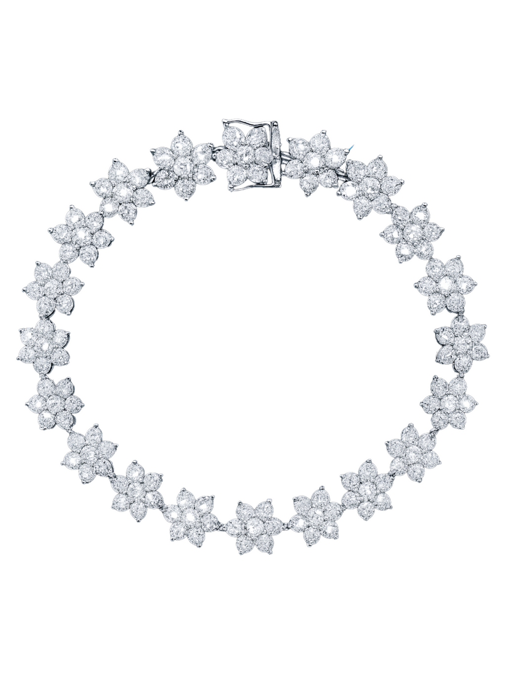 Floral Diamond Bracelet