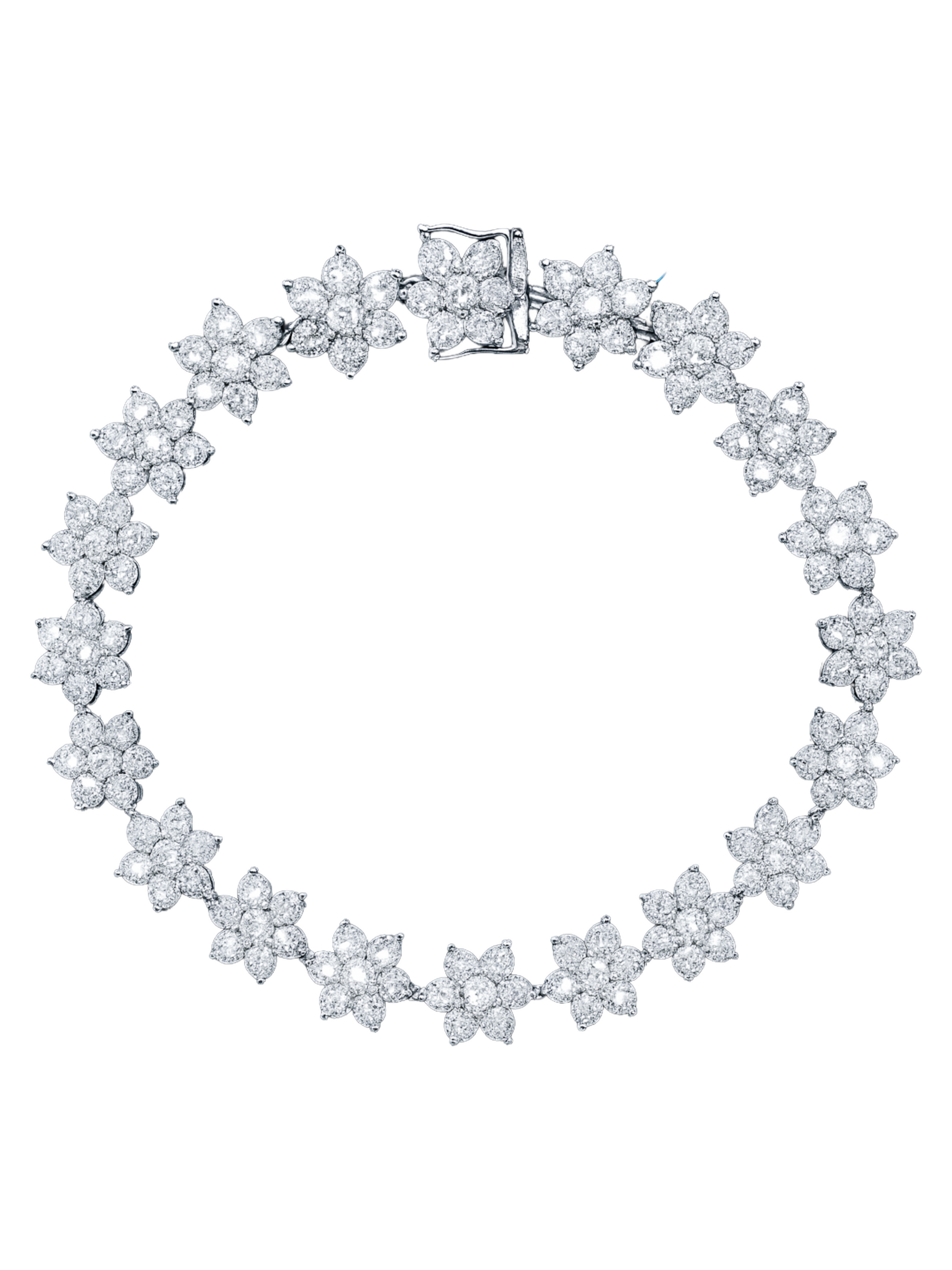 Floral Diamond Bracelet