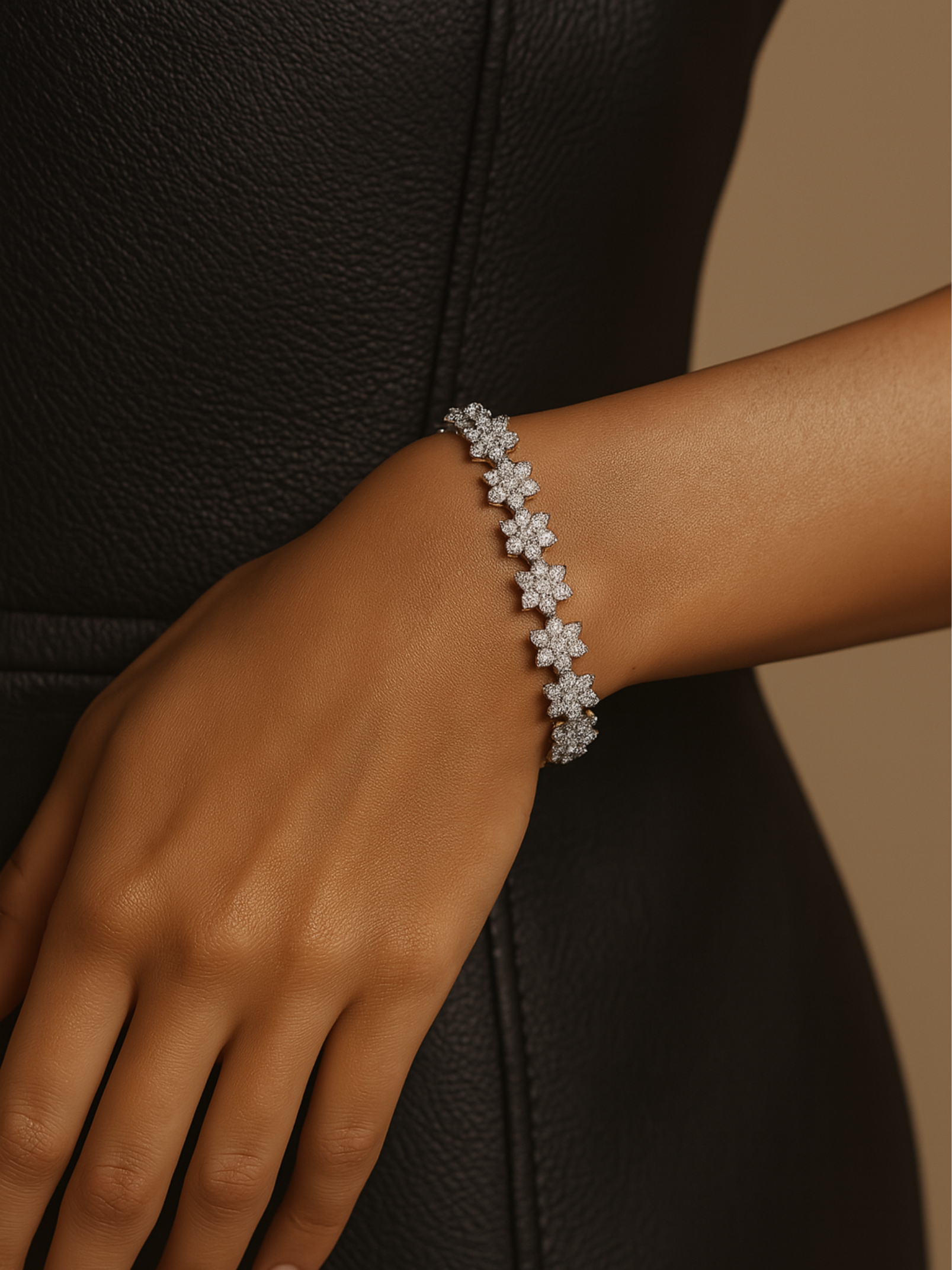 Floral Diamond Bracelet