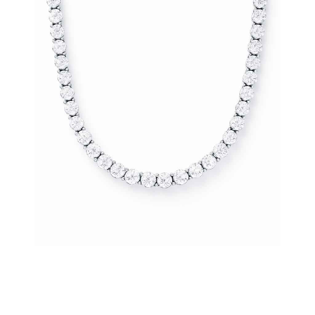 10ct Diamond Tennis Necklace
